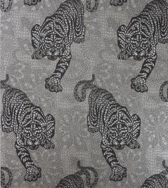 Tyger Tyger Wallpaper by Matthew Williamson Metallic Silver Tyger Tyger Wallpaper by Matthew Williamson Metallic Silver