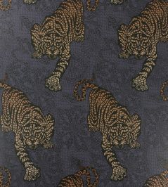 Tyger Tyger Wallpaper by Matthew Williamson Dark Violet, Metallic Rose Tyger Tyger Wallpaper by Matthew Williamson Dark Violet, Metallic Rose