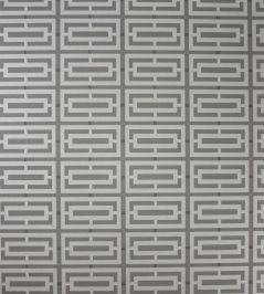 Kikko Trellis Vinyl Wallpaper by Osborne & Little Cocoa/Pale Gilver Kikko Trellis Vinyl Wallpaper by Osborne & Little Cocoa/Pale Gilver