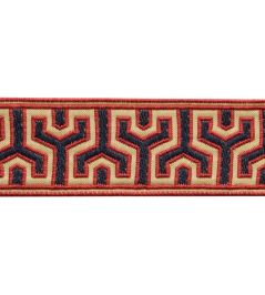 Otero Embroidered Border Trimming by Samuel & Sons Painted Desert Otero Embroidered Border Trimming by Samuel & Sons Painted Desert