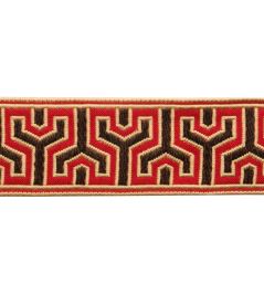 Otero Embroidered Border Trimming by Samuel & Sons Pinon Otero Embroidered Border Trimming by Samuel & Sons Pinon