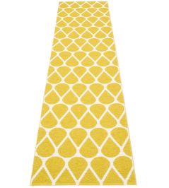 Otis Runner Rug by Pappelina Mustard/Vanilla Otis Runner Rug by Pappelina Mustard/Vanilla