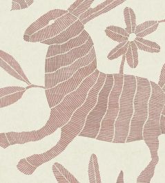 Otomi Wallpaper by Lewis & Wood Bunny Pink Otomi Wallpaper by Lewis & Wood Bunny Pink