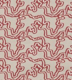 Ottilie Fabric by Wemyss Strawberry Tart Ottilie Fabric by Wemyss Strawberry Tart