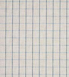 Otto Check Fabric by Jane Churchill Blue Otto Check Fabric by Jane Churchill Blue