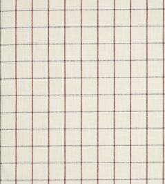 Otto Check Fabric by Jane Churchill Red Otto Check Fabric by Jane Churchill Red