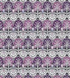 Ottoman Damask Fabric by William Yeoward Aubergine Ottoman Damask Fabric by William Yeoward Aubergine