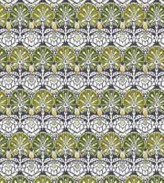 Ottoman Damask Fabric by William Yeoward Forest Ottoman Damask Fabric by William Yeoward Forest