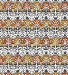 Ottoman Damask Fabric by William Yeoward Spice Ottoman Damask Fabric by William Yeoward Spice