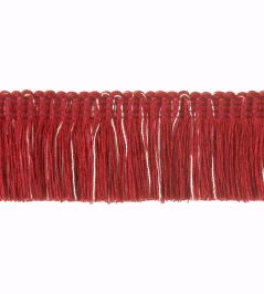 Outdoor Moss Fringe 40mm Trimming by Houles Ruby Outdoor Moss Fringe 40mm Trimming by Houles Ruby