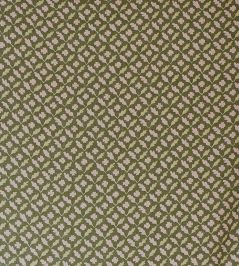 Oxalis Oak Fabric by Sophie Harpley Olive Oxalis Oak Fabric by Sophie Harpley Olive