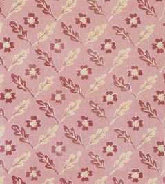 Oxalis Oak Fabric by Sophie Harpley Rose Oxalis Oak Fabric by Sophie Harpley Rose