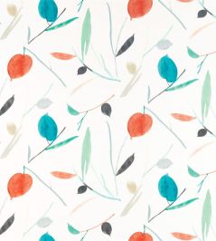 Oxalis Fabric by Scion Pimento / Marine Oxalis Fabric by Scion Pimento / Marine