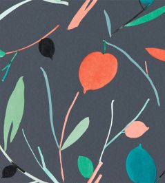 Oxalis Wallpaper by Scion Pimento / Marine Oxalis Wallpaper by Scion Pimento / Marine
