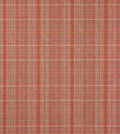 Oxana Check Fabric by Jane Churchill Red Oxana Check Fabric by Jane Churchill Red