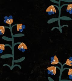 Pacific Blooming Wallpaper by Tres Tintas Black Pacific Blooming Wallpaper by Tres Tintas Black