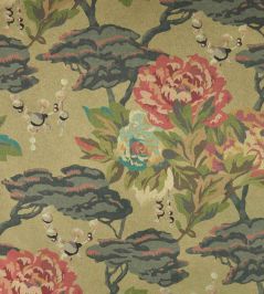 Paeonia Wallpaper by 1838 Wallcoverings Lacquer Paeonia Wallpaper by 1838 Wallcoverings Lacquer