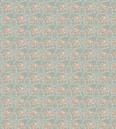 Pagelle Fabric by Nina Campbell Aqua Pagelle Fabric by Nina Campbell Aqua