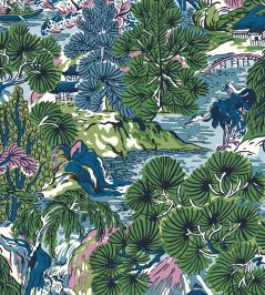 Pagoda Trees Wallpaper by Thibaut Lavender and Blue Pagoda Trees Wallpaper by Thibaut Lavender and Blue