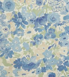 Painted Thorpe Wallpaper by Liberty Flax Flower Painted Thorpe Wallpaper by Liberty Flax Flower