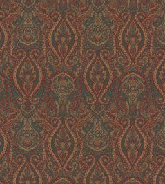 Paisley Fabric by Nobilis Burgundy Paisley Fabric by Nobilis Burgundy