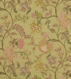 Palampore Embroidery Fabric by Liberty Lacquer Palampore Embroidery Fabric by Liberty Lacquer