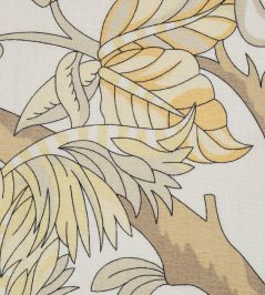 Palampore Trail in Landsdowne Linen Fabric by Liberty Pewter Palampore Trail in Landsdowne Linen Fabric by Liberty Pewter