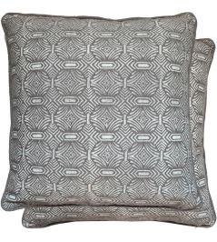 Pali Cushion 50 x 50cm by William Yeoward Slate Pali Cushion 50 x 50cm by William Yeoward Slate