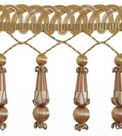 Palladio Beaded Fringe 14cm Trimming by Houles 9100 Palladio Beaded Fringe 14cm Trimming by Houles 9100
