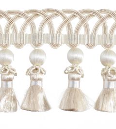 Palladio Tassel Fringe 75mm Trimming by Houles 9010 Palladio Tassel Fringe 75mm Trimming by Houles 9010
