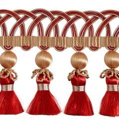 Palladio Tassel Fringe 75mm Trimming by Houles 9500 Palladio Tassel Fringe 75mm Trimming by Houles 9500