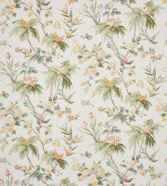 Palm Blossom Fabric by Colefax and Fowler Gold/Green Palm Blossom Fabric by Colefax and Fowler Gold/Green