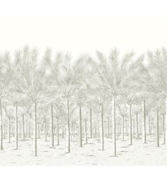 Palm Grove Mural by Thibaut Beige Palm Grove Mural by Thibaut Beige