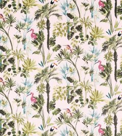 Palm Velvet Fabric by Studio G Blush Palm Velvet Fabric by Studio G Blush