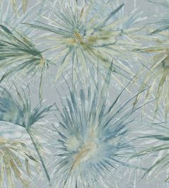 Palme Wallpaper by Jannelli&Volpi Blue Palme Wallpaper by Jannelli&Volpi Blue