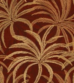 Palmetto Fabric by Arley House Auburn Palmetto Fabric by Arley House Auburn