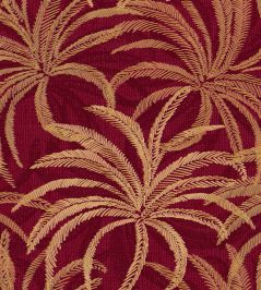 Palmetto Fabric by Arley House Goji Palmetto Fabric by Arley House Goji