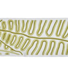 Paloma Embroidered Braid 97mm Trimming by Houles Fronda Paloma Embroidered Braid 97mm Trimming by Houles Fronda