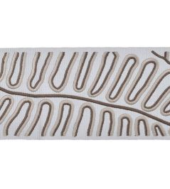Paloma Embroidered Braid 97mm Trimming by Houles Noce Paloma Embroidered Braid 97mm Trimming by Houles Noce