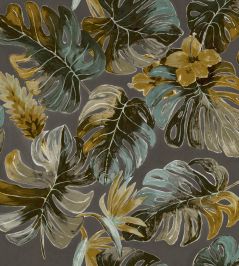 Panama Fabric by Arley House Charcoal Panama Fabric by Arley House Charcoal