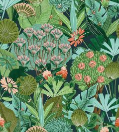 Jardin Onirique Mural by Caselio Vert Jardin Onirique Mural by Caselio Vert