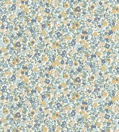 Pansy Wallpaper by Casadeco Bleu / Jaune Pansy Wallpaper by Casadeco Bleu / Jaune