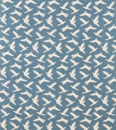 Paper Doves Fabric by Sanderson Denim Paper Doves Fabric by Sanderson Denim