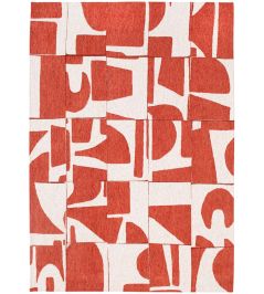 Papercut Rug by Louis De Poortere Rust Papercut Rug by Louis De Poortere Rust
