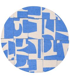 Papercut Round Rug by Louis De Poortere Campanula Papercut Round Rug by Louis De Poortere Campanula