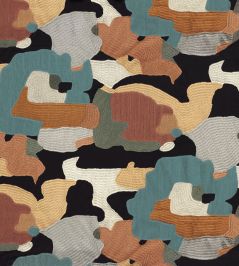 Parade Fabric by Casamance Acajou acier Parade Fabric by Casamance Acajou acier