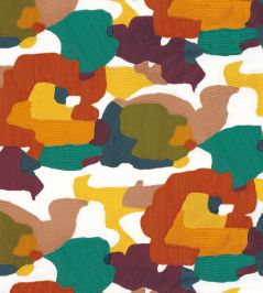 Parade Fabric by Casamance Orange brulee topaze Parade Fabric by Casamance Orange brulee topaze