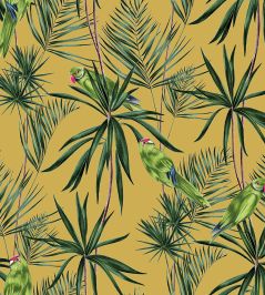 Paradise Wallpaper by Ohpopsi Mustard Paradise Wallpaper by Ohpopsi Mustard