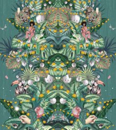 Paradise Party Wallpaper by Brand McKenzie Eucalyptus Paradise Party Wallpaper by Brand McKenzie Eucalyptus
