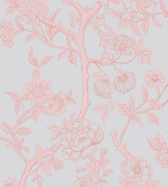 Paradise Tree Wallpaper by Cole & Son Pastel Blue & Soft Pink Paradise Tree Wallpaper by Cole & Son Pastel Blue & Soft Pink